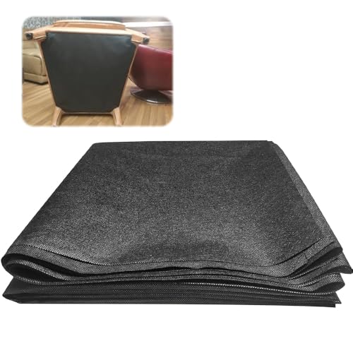 Tela No Tejida Negra 3x1 m Tela Tapizar Sofá Resistente tela forro bajo sofa Tejido para Reparar Fondo de Sofá Colchones o Manteles Para Devolución Fianza en Pisos de Alquiler y Protección Antigatos