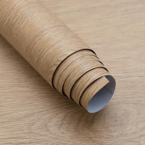 Image of SUNBIRD Matte Marble Wall Paper Granite White /Grey Kitchen Countertop Cabinet Furniture Refurbishment Thick Removable Wallpaper Peel and Stick Vinyl Roll (1 Feet x 6.5 Feet, Light Brown Texture)