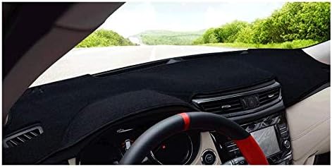 black Non slip Dash Carpet Dashboard Mat Car Dashboard Sun Cover Non slip Dash Mat For Chevrolet Cruze 2009 2010 2011 2012 2013 2014(Left hand drive)