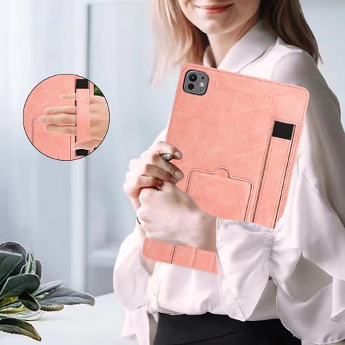 Housse iPad Air 11 M4 rose rétro idéale pour le télétravail