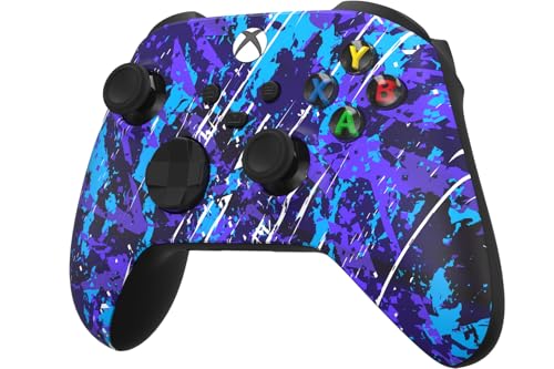 Image of Custom Controllerzz Wireless Controller for Microsoft Xbox Series X /S & Xbox One - Custom Soft Touch Feel - Custom Series X /S Controller (X /S Midnight Surge)