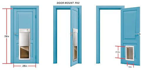 High Tech Pet Medium Power Pet Door - Door Mount - Thumbnail 3
