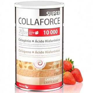 DietMed Super Collaforce 10.000mg di collagene | 450gr | Supporta e migliora la salute di ossa, pelle e articolazioni con effetto antiossidante | Acido Ialuronico, Collagene e Vitamina C.