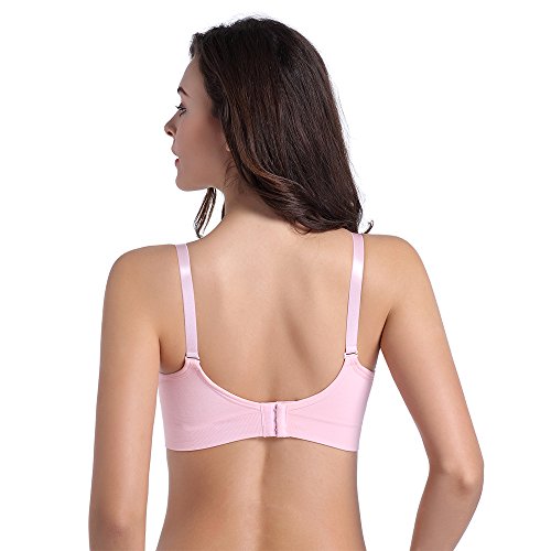 Image of STELLE Women's Soft Cotton Wireless Nursing Sleep Bra For Maternity /Breast Feeding
