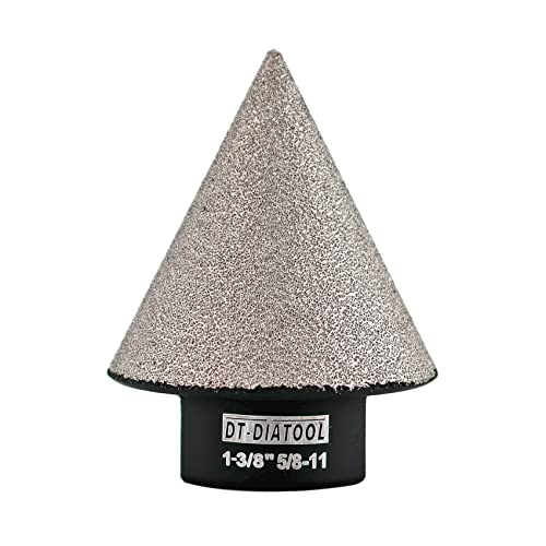 Foret conique diamant 3,5 cm DT-DIATOOL pour chanfrein de porcelaine, marbre et granit