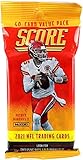 2021 Panini Score Football Jumbo Fat Pack Sealed 40 Card Pack - Look for Trevor Lawrence and Justin Fields Rookie and Autograph Cards + Bonus 2021 Pro Set Devonta Smith Rookie Card