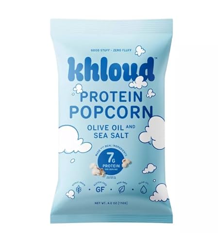 Khloud- Olive Oil and Sea Salt Protein Popcorn - 4oz