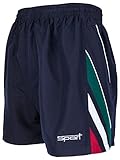 SOUNON Herren Microfaser Kurze Hose Dunkelblau, Groesse: 5XL