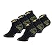 Produktbild Caterpillar 6 Paar CAT Sneaker Herren-Arbeitsschutzsocken, doppelte Verstärkung an Zehen und Ferse, hochwertige Garne, Baumwollschwamm (Schwarz, 43-46)