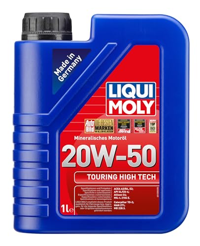 LIQUI MOLY Touring High Tech 20W-50 | 1 L | mineralisches Motoröl | Art.-Nr.: 1250 – Ansicht 1
