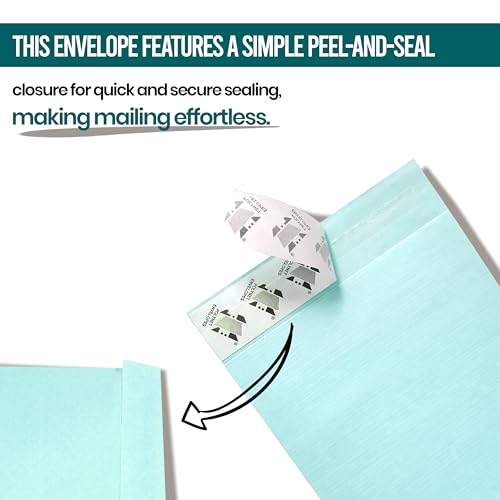 Image of DAHSHA Polynet Clothline Envelope Courier Cover Self-Seal Business Catalogue Cloth Lined Courier Document for Invitation and Post Cover (20 Pcs - Cheque Size Envelopes)