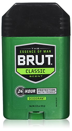 Brut Deodorant 2.25oz Oval Solid Classic Scent (6 Pack)