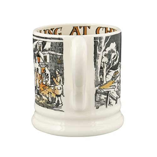 Emma Bridgewater Handmade Ceramic The Night Sky Christmas Carolling Gift Half-Pint Coffee And Tea Mug #TOP2