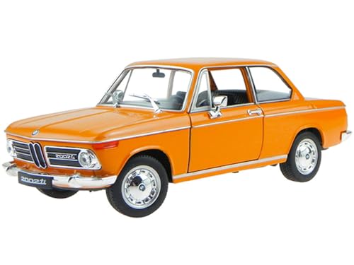 Modelo de coche 2002ti naranja 1:24 Welly miniatura 1