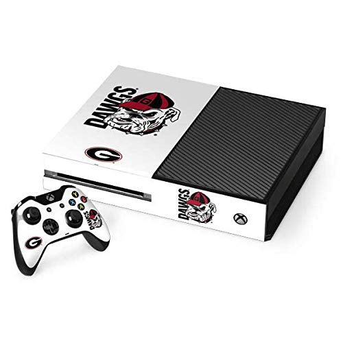 Skinit Decal Gaming Skin Compatible with Xbox One Console and Controller Bundle - Officially Licensed University of Georgia Bulldogs Design