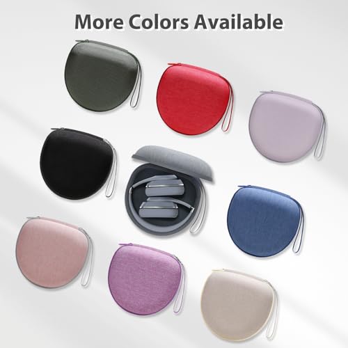Image of Headphone Headset Case for JLab JBuds Lux ANC /JLab Go Lux ANC /Beats /JBL /TOZO /BERIBES /Picun /KVIDIO Noise Cancelling Over-Ear Foldable Headphone (Gray)