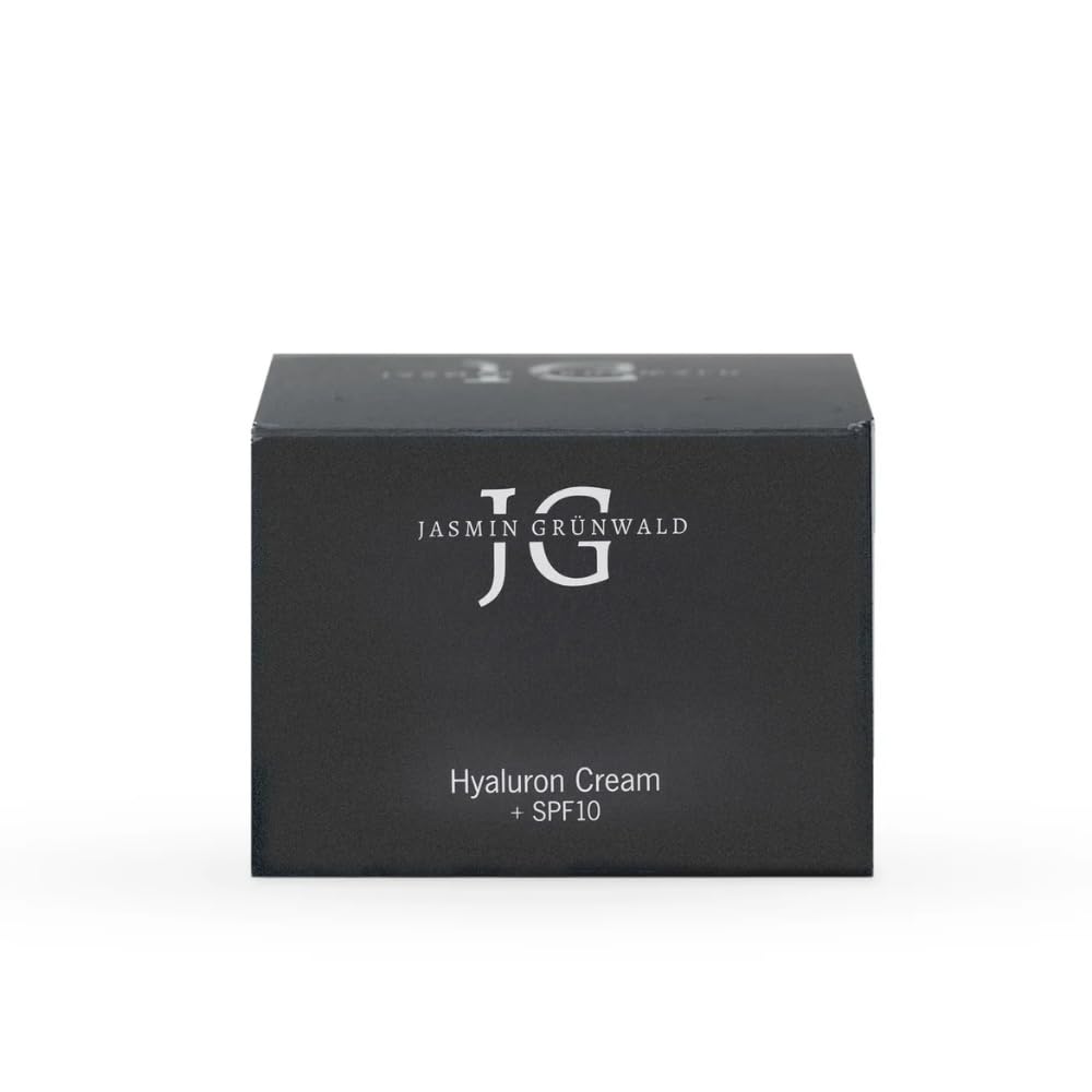 Hyaluron Gesichtscreme mit SPF 10, 50 ml, Feuchtigkeitsspendend & Anti-Aging, vegan & ohne Parabene, UV-Schutz für alle Hauttypen