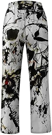 Work Trousers Men Solid Color Business Lounge Pants Mens Quick-Drying Overalls Pants Washed Trousers