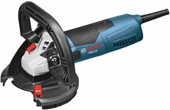 Bosch CSG15 5 In. Concrete Surfacing Grinder with Dedicated Dust-Collection Shroud