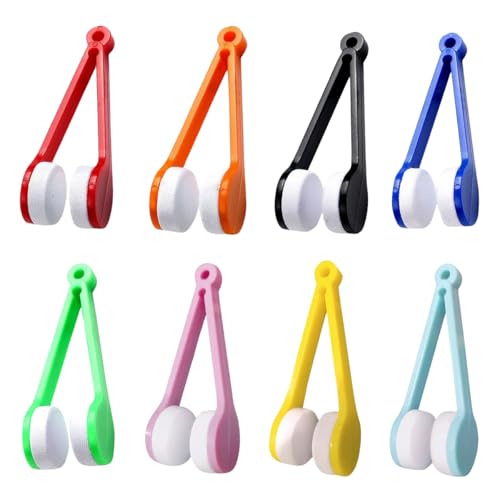 8 Stücke Brillenreinigungsbürste, Mini Tragbare Brillenreiniger...