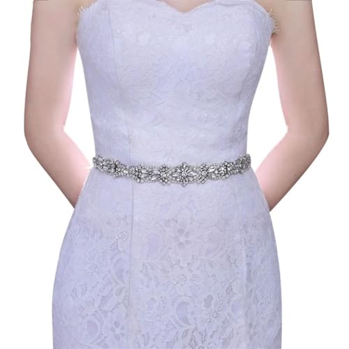 Woman Fashion Bridal Belt Pearl Rhinestoness Luxury Evening Party Dress Accessories2