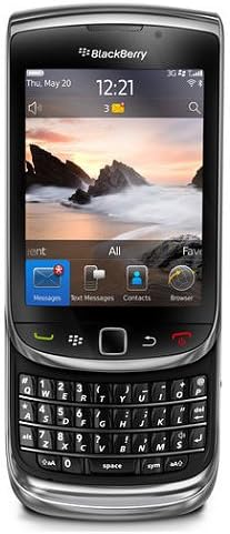 Blackberry Torch 9800 Unlocked Phone with 5 MP Camera, Full QWERTY Keyboard and 4 GB Internal Storage - Unlocked Phone - No Warranty - Black
