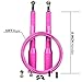 CLEARANCE SALE! SAVE 70% | Synergee Pink Speed Rope - (2) Adjustable 10 Ft Cable - Steel Ball Bearings