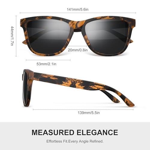 Polarized Sunglasses for Mens Womens - Fashion Men Sun Glasses Shades for Driving Golf Fishing Lightweight3