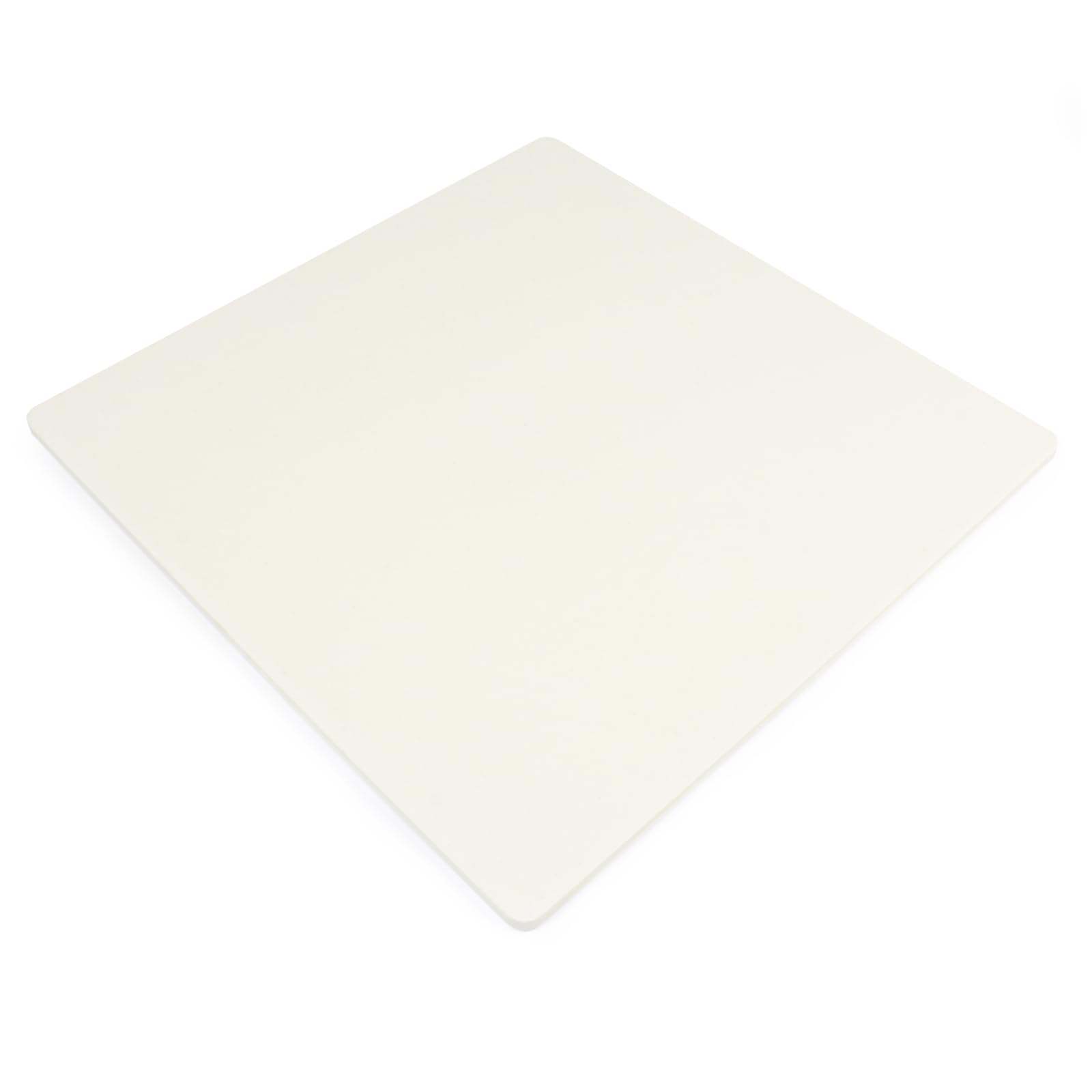 Wiltec Pierre à pizza carrée en cordiérite – 400 x 400 x 10 mm – 500 °C max. – pour Four et Cuisson croustillante – Matériel de gastronomie Appareil cuisine