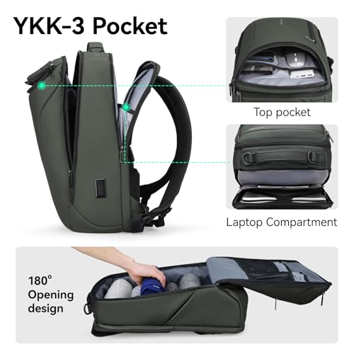 Image of MARK RYDEN Business Backpack for Men, Waterproof High Tech Backpack with Sport Car Shape Design and USB Charging Port, Travel Laptop Backpack Fits 17.3 Inch Notebook | Waterproof Tech Backpack with USB Charging Port, Professional Work Backpack for Travel, Office, College, Commuting, Hiking