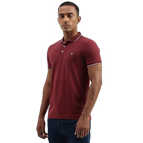 Image of United Colors of Benetton Men's Solid Regular Fit Polo Shirt