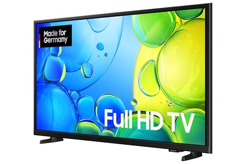 Samsung Full HD F6009F 32 Zoll (81 cm) LED Flachbildfernseher, PurColor-Technologie, HDR, Object Tracking Sound Lite, Knox Security, One UI Tizen, Smart TV, Unbegrenzt kostenlose Inhalte