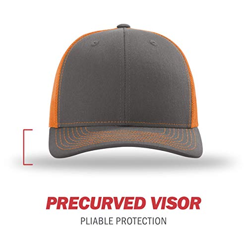 Image of Richardson 112P Patterned Snapback Trucker Hat - Custom Leather Patch Hat | No Minimals | Volume Tiered Pricing