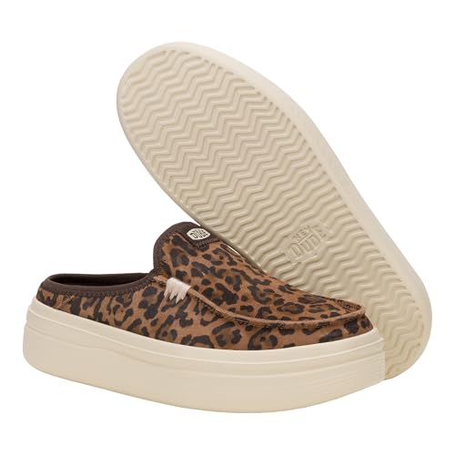 Image of HEYDUDE Women's Austin Lift Platform Mule | Casual Slip-On Shoes | Lightweight, Comfortable, Stylish Everyday Footwear