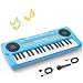 Upgraded 37 Keys Kids Piano Keyboard – Portable Toddler Music Toy Keyboard with Microphone Musical Instrument Birthday Gift for 3 4 5 6 Boys Girls, Blue