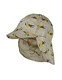 maximo boys' neck protection sun hat, sand/multicolor, 47