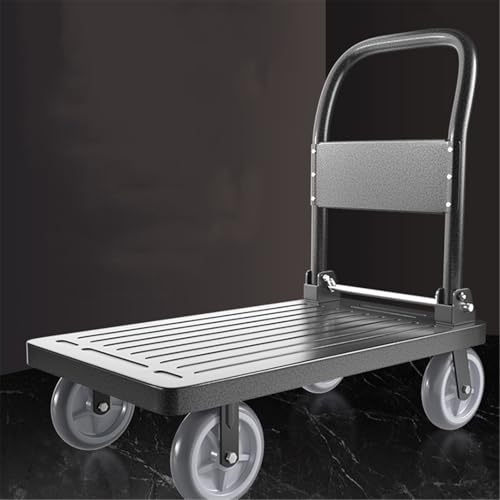 Carretilla plegable multifuncional con ruedas de nailon miniatura 5