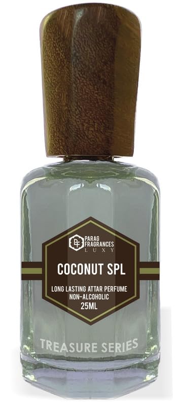 Parag Fragrances Coconut Spl Attar 25Ml / Treasure Series/Natural & Long Lasting Fragrance/Attar Perfume/Ittar For Men/Non Alcoholic Attar For Pooja, Worship & Personal Perfume-image-36