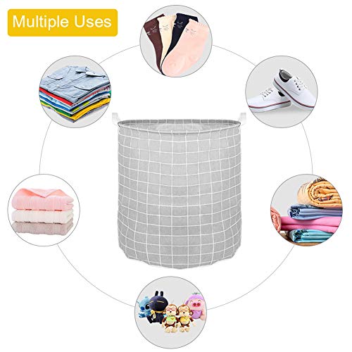 image for Foldable Laundry Basket,GAKOV Collapsible Washing Hamper 17.7