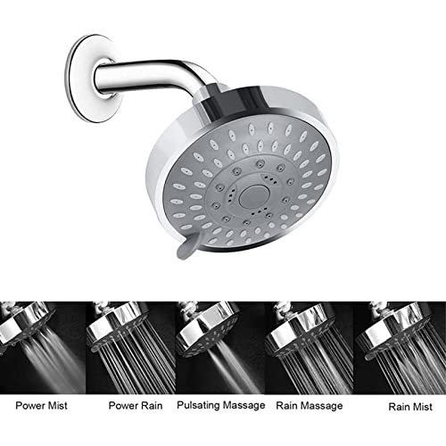 Pommeau de douche haute pression anti-calcaire pour faible pression d'eau - 3