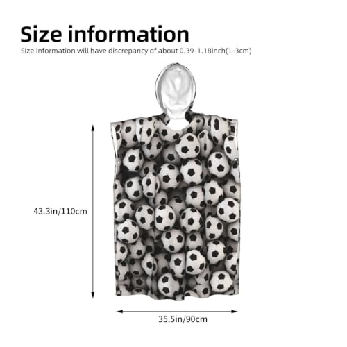 Peignoir à langer poncho à capuche microfibre pour serviette de bain