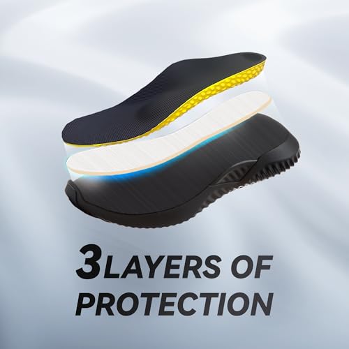 Image of SUADEX Steel Toe Shoes for Men Women Indestructible Steel Toe Sneakers Lightweight Work Safety Shoes Puncture Proof Composite Toe