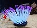 kathson 2 PCS Artificial Soft Sea Anemone Coral Plant,Silicone Coral Fish Tank Decorations,Aquarium Ornament,Blue and Purple