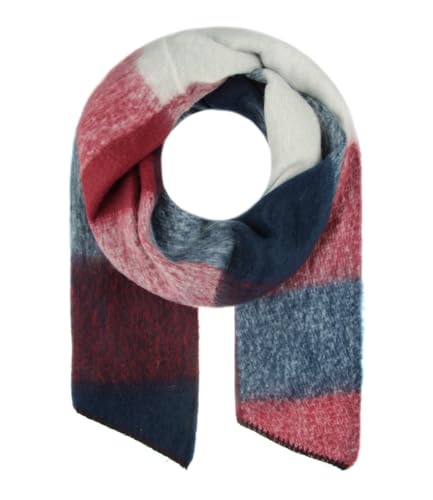 Majea Damenschal Winterschal Strickschal Damen Schal (880041) (weinrot 10)