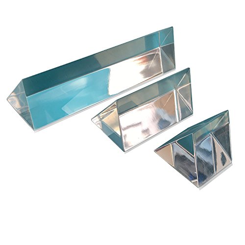 Sciencent Set of 3 Equilateral Acrylic Prisms 1