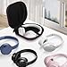 Headphone Case Hard Shell - Durable Zipper Headphones Carrying Pouch Bag - Portable Headphone Travel Case Compatible with JBL 770NC/720BT/520BT/510BT, Sony WH-CH520/WH-CH720N, Jlab Headphones