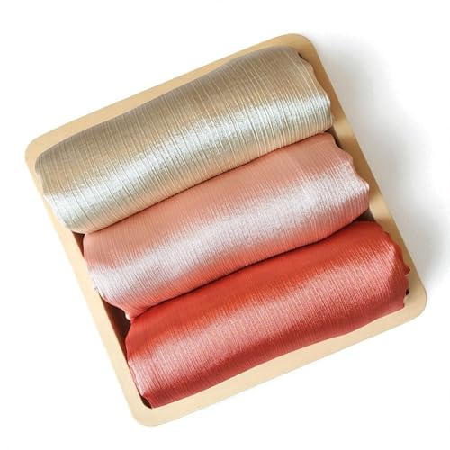 Image of Premium Muna Satin Hijab | Pack of 3 | 200 cm x 70 cm | Elegant Choice for All Occasions - Parties, Weddings & Festivals |