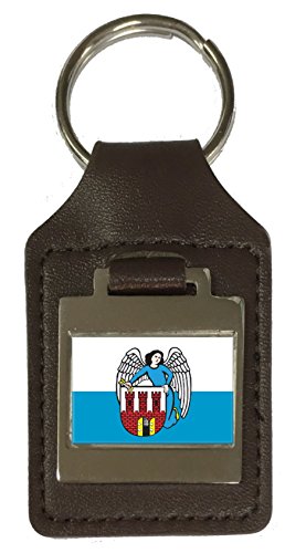 Porte-clés en cuir gravé de Torun, un accessoire chic et durable en cuir véritable