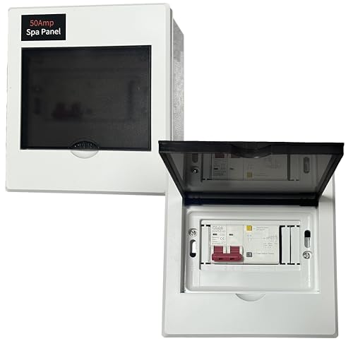 50A Spa Panel with GFCI Circuit Breaker 120/240V 12000W Capacity for Hot Tubs Spas Pools