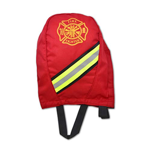 Lightning X Fireman's SCBA Air Pak Respirator Firefighter Mask Face Piece Bag for First Responder - Red